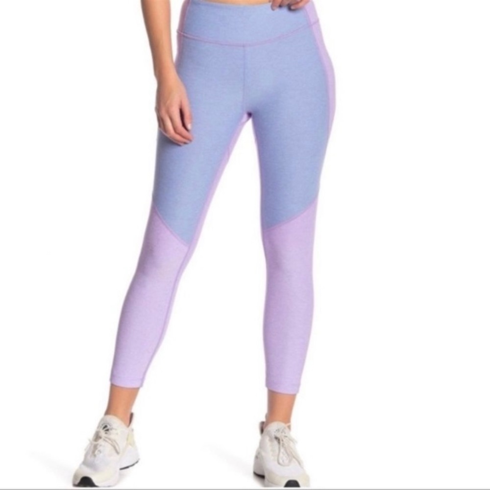 OUTDOOR VOICES Two Tone Blue Purple Leggings Size Small